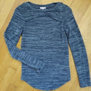 Juicy Couture Peek-a-boo Long Sleeve Top
